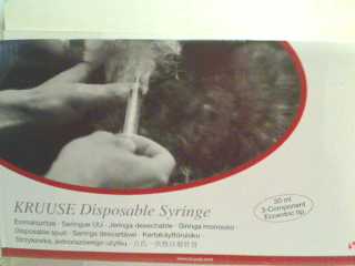KRUUSE DISPOSABLE SYRINGE - Klik for mere information...