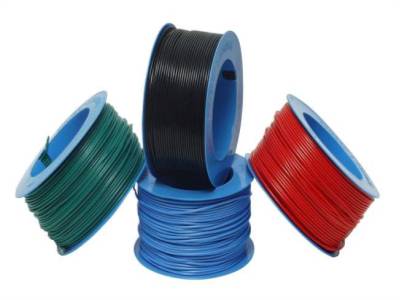 LEDNING PVC 0,75 MM/2 SORT - Klik for mere information...