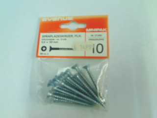 Spånpladeskruer 5,0 x 50mm 13 Stk. - Klik for mere information...