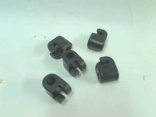 Hegnsklokker isolator 10mm sort 100stk - Klik for mere information...