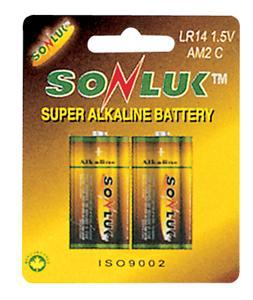 ALKALINE BATTERI 2XR14 1,5V - Klik for mere information...
