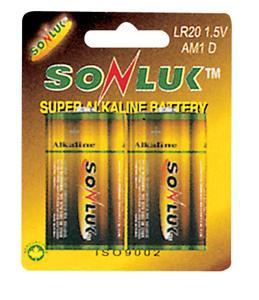 ALKALINE BATTERI 2XR20 1,5V - Klik for mere information...