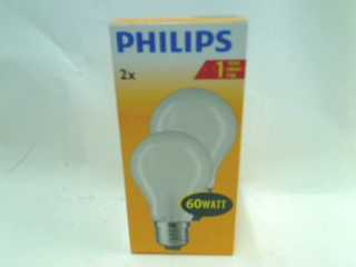 PH. STANDARDPÆRE 60W 2 STK - Klik for mere information...