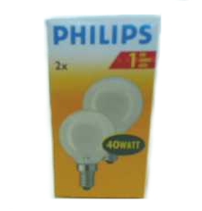 PH. KRONEPÆRE LS. 40W 2 STK - Klik for mere information...